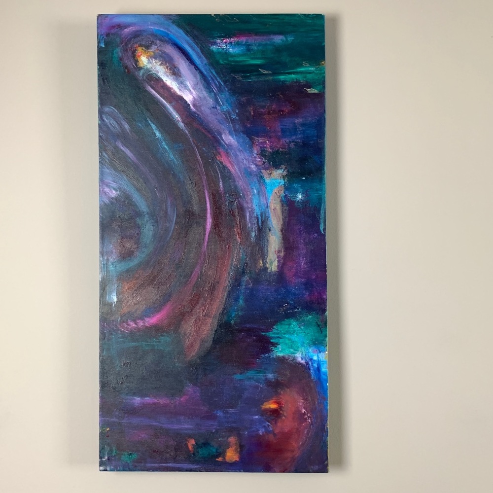 Abstract Art Original Canvas Painting - Picture 5 of 8